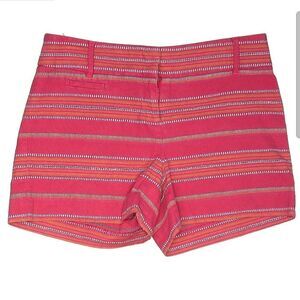 LOFT Cotton Striped Shorts 